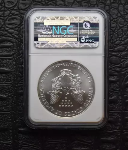 MS69 1998 American Silver Eagle NGC coin- FREE SHIPPING