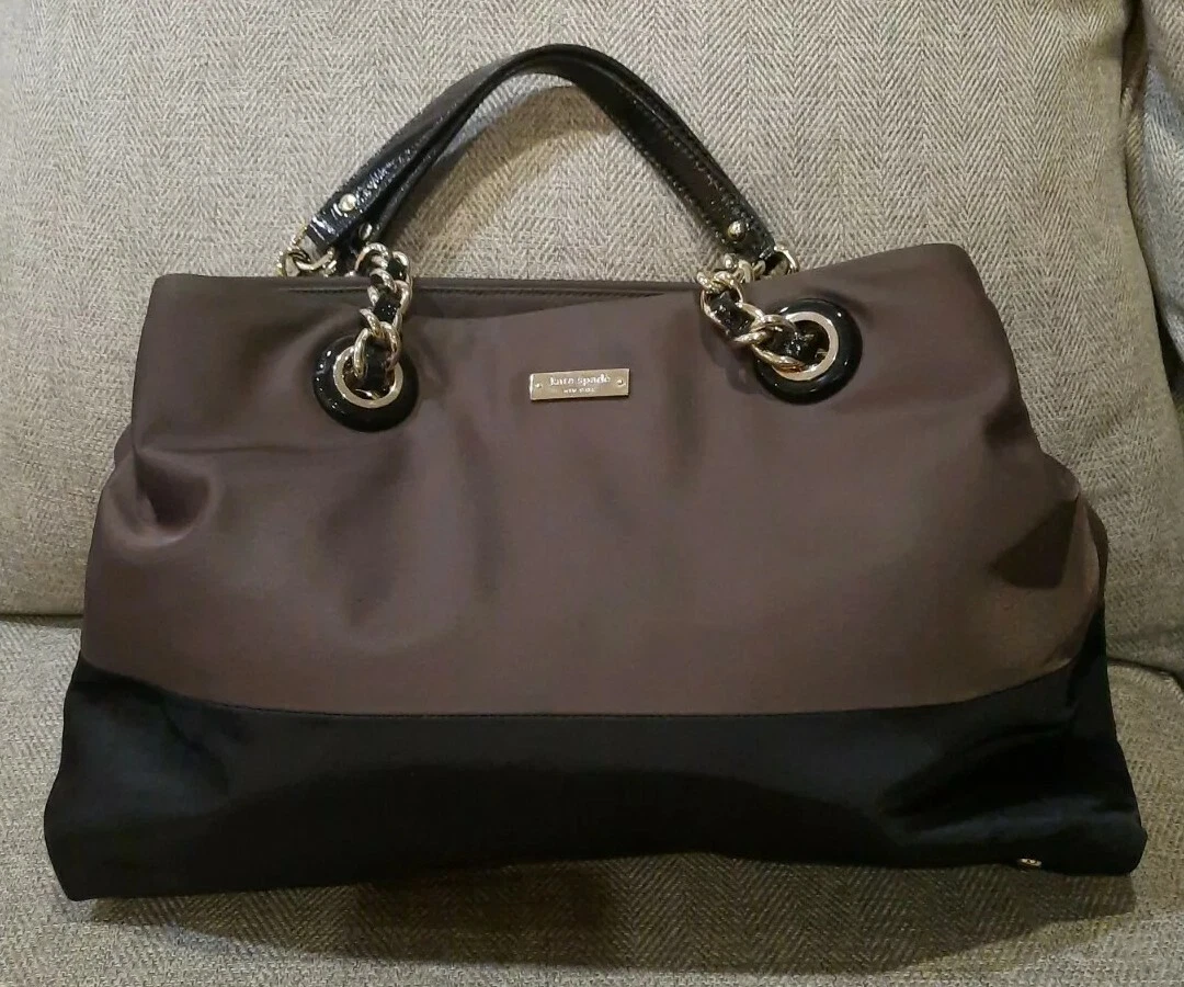 Kate spade black clearance and brown purse