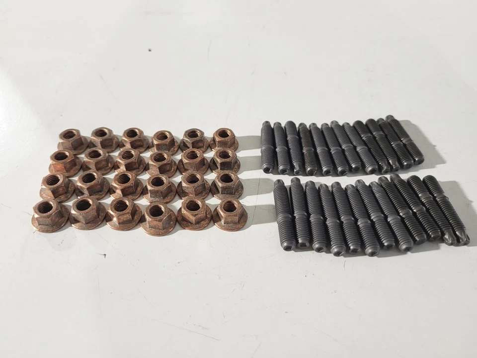 Colector de escape BMW ASAstud perno y tuerca hexagonal 24 piezas M7X39MM 11127593376 11721437202 Foto 2 de 4