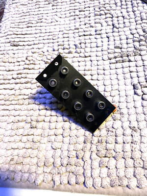 Vintage Kenwood KA-9100 amplifier back inputs panel.