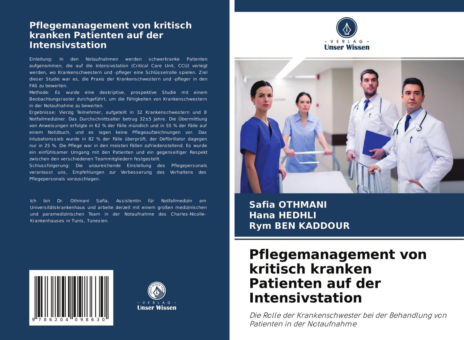Thumbnail - Safia Othmani (u. A.) | Pflegemanagement Von Kritisch Kranken