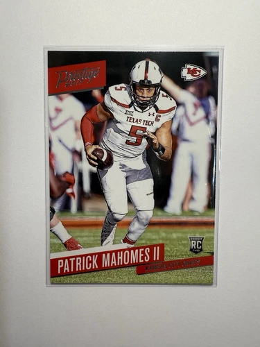 PATRICK MAHOMES II 2017 Panini Prestige  Rookie Card RC #232 Chiefs Red Raiders