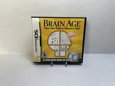 Brain Age - Nintendo DS (2006) - Complete in Box CIB - Tested Working