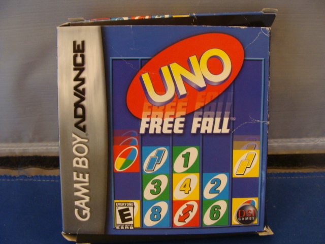 Uno Free Fall  BOXED NINTENDO Game Boy Advance