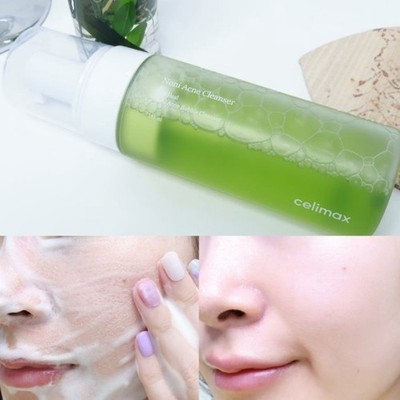 CELIMAX The Real Noni Acne Bubble Cleanser 155ml BHA Akne Pflege Reinigungssc...