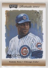 2003 Playoff Portraits Bronze Combo Materials 39/50 Sammy Sosa #40
