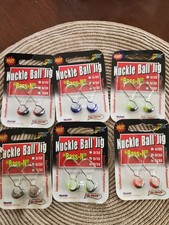 6 NEW PACKS FIN-TECH NUCKLE BALL JIG 5/32oz UNIQUE! LONG DISCONTINUED!