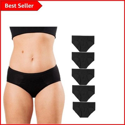 Super bequemer saugfähiger Slip für Damen - umweltfreundliche Periodenunterwäsche, Größe S