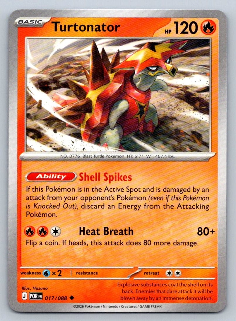 017/088 - Turtonator - Perfect Order - NM/M