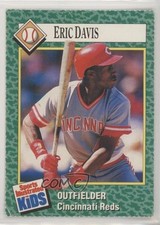 1990 Sports Illustrated for Kids Series 1 Eric Davis #140 0e3