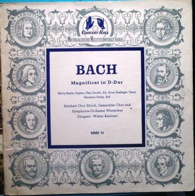 Reinhart Chorus Of Zurich, Winterthur Mixed Chorus, Winterthur Symph Vinyl 29792