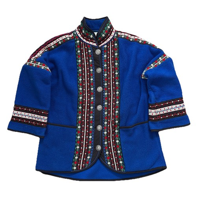 #ad VTG Wintergreen Northern Wear Ely Fleece Size Small Norwegian Button Blue RARE $624.99