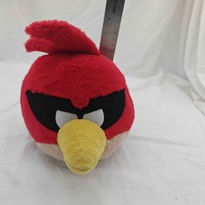 Super Red Angry Birds Space Bird 6" Plush Stuffed Commonwealth 2012 Medium