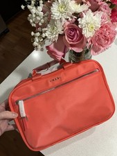 NWT Tumi Bright Coral Travel Cosmetic Pouch w...