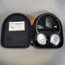 Bose QuietComfort 3 QC-3 Acoustic Noise Cancelling Headphones w/ Case  Adapters