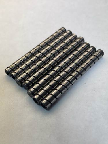 Spiral Vent Dowel Pin 1/4"Dia,2.5" OAL, Alloy Steel, 8-32 Thread Qty.7 (26MY113)