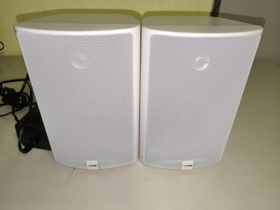 Canton Plus Media 3 Aktiv Lautsprecher Weiß PC Boxen 2.0 System Sub-Out