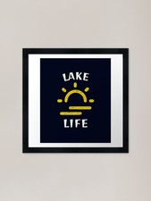 Lake Lake Framed Art Print Framed Wall Art Poster Canvas Print Picture