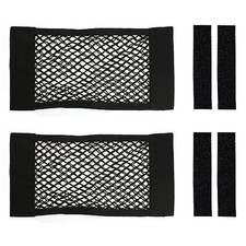 2pcs Cargo Net Car Storage Net - Stretchable Mesh L-19.68 x 9.8Inch(50 x 25cm)