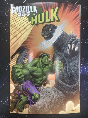 GODZILLA VS HULK #1 FOIL ED MCGUINNESS VARIANT DUGGAN MARVEL TOHO COMIC BOOK BA