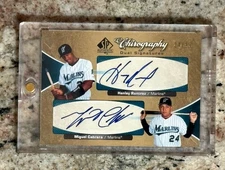 2006 SP Authentic Baseball Dual CH2-RC Hanley Ramirez / Miguel Cabrera AUTO /25