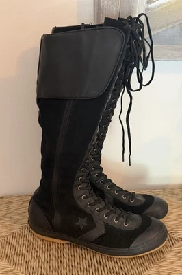 Converse Star 70 Vintage XXHI Leather Knee High Suede Sneaker Boot Men 7 Women 9 - Photo 1/4