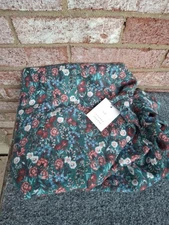 Lauren Conrad Shaw Scarf 31x 77" Wrap New/T Floral Fall Colors Country 4 Season