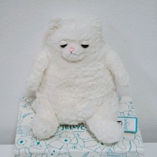 Jellycat Small Amore Cream Cat AM6CC BNWT New With Tags Retired Soft Toy