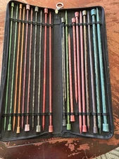 Knitter's Pride Dreamz Wood Single Point Needle Set with Case US 3-11 READ DESC!