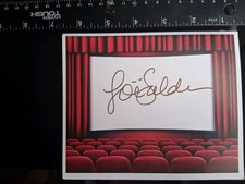Lioness Zoe Saldana Signed Card Autograph
