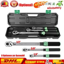 ✅DREHMOMENTSCHLÜSSEL SET 5-25Nm 10-60Nm 20-200Nm 3-tlg. 1/4" 3/8" 1/2" SCHLÜSSEL