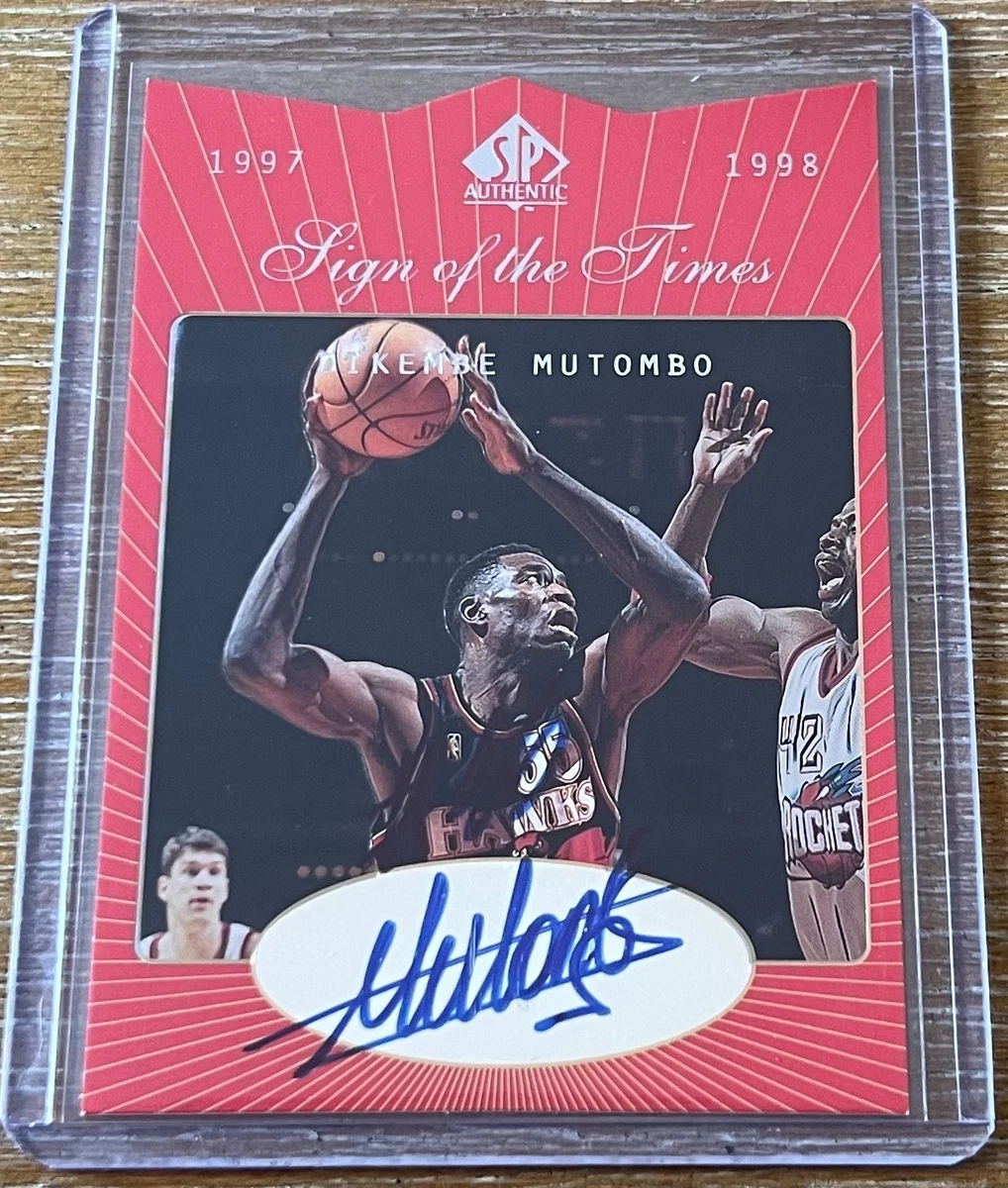 Dikembe Mutombo Basketball 1997-98 Season Sports Trading Cards 