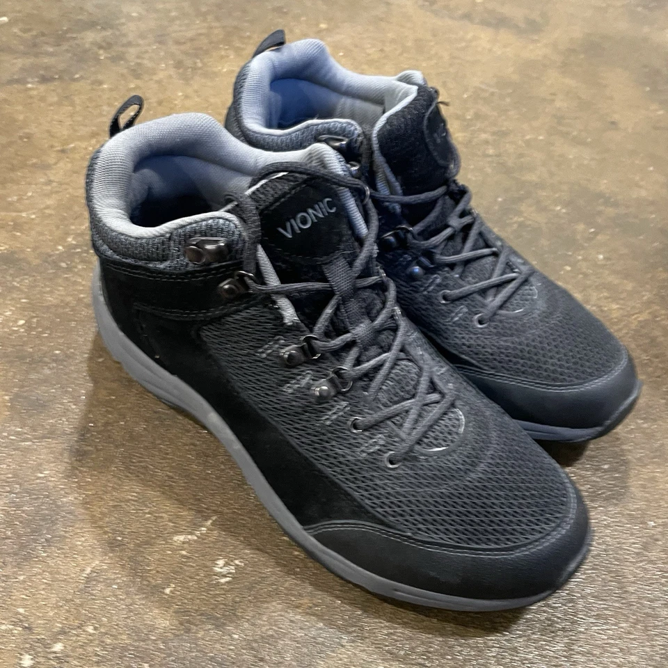 Vionic Cypress Hiking Boot Sneaker Black Women's Size 9 - Image 4 of 4