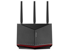ASUS RT-BE86U BE6800 Dual-Band WiFi 7 Router, Supports 4096-QAM, MLO, AI WAN