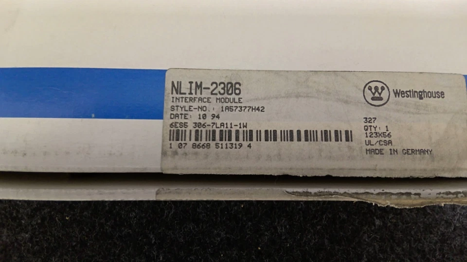 Siemens Westinghouse NLIM-2306 Interface Module - Image 2 of 4