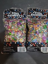 UNIQUE PARTY FOIL CONFETTI NEW   This Is For 3 bags One Price 