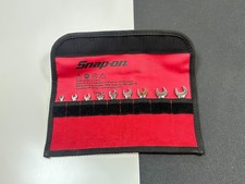 Snap-on Tools Usa 9pc Sae Midget Length 6 Point Combination Wrench Set Oxi709sbk Snap-on Tools Usa 9pc Sae Midget Length 6 Point Combination Wrench Set Oxi709sbk