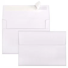 A7 Envelopes Self Seal 500 Pack - 5.25x7.25 White Invitation Envelopes Bulk f...
