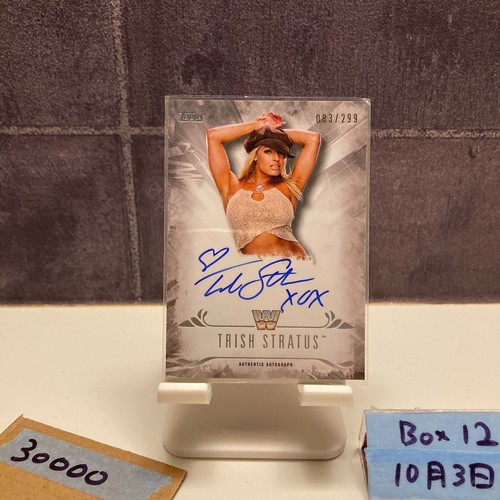 [OBO/MSG] 2016 Topps Undisputed Trish Stratus 083/299 Autogrammkarte WWE Legen - Bild 1 von 2