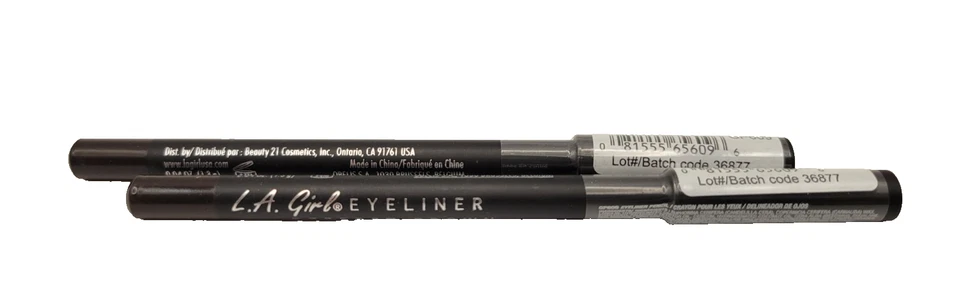 L.A. Girl Eyeliner Pencil Deepest Brown GP609 0.04oz 2-Pack New - Image 2 of 2