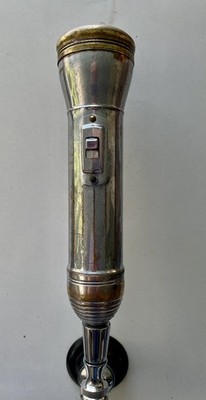 Vintage Flashlight Beer Tap Handle - Brass - Barware- Craft Brewing - Bartender 