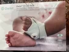 Owlet Dream Sock FDA Cleared Smart Baby Monitor with Live Health Readings Mint