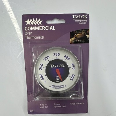 Taylor 5995 Analogue Leave-In Oven/Grill Thermometer Stainless Steel Silver