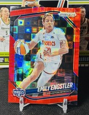 2025 Prizm WNBA Emily Engstler RED PANDORA  /199 Exclusive • SSP • Mystics