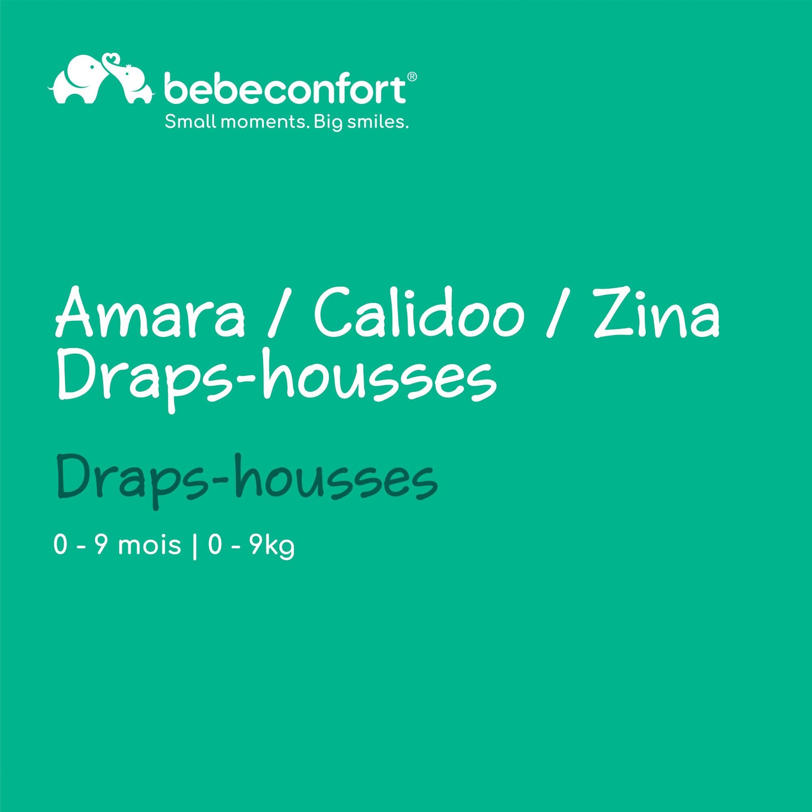 Draps-housses cododo Amara et Calidoo 100% coton respirant x2 - 2