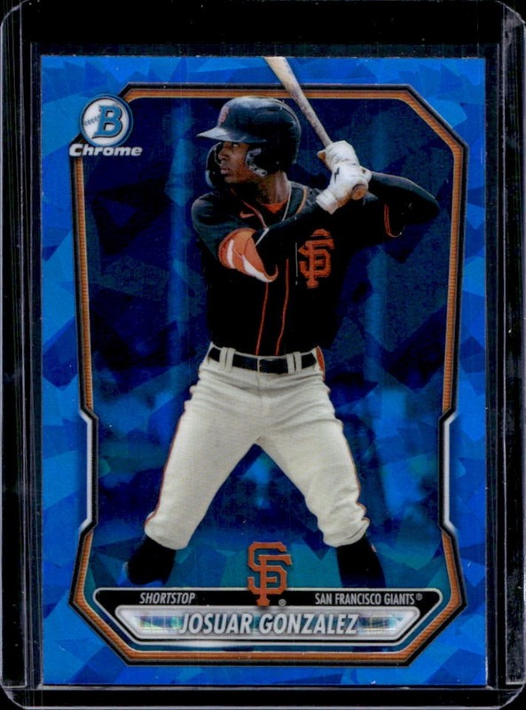 2026 Bowman Sapphire Josuar Gonzalez Chrome Prospects #BCP-56 Giants