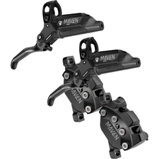 SRAM Maven Silver Hydraulic Disc Brake Front & Rear Bundle 4-Piston, Post