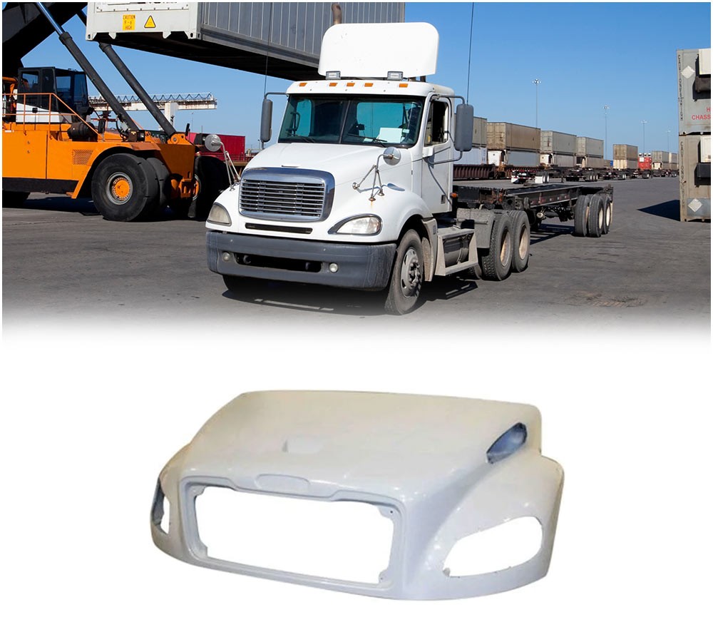 39" Fiberglass Hood for Freightner M2 106 2008-2024 Truck Fits A17-14802-000