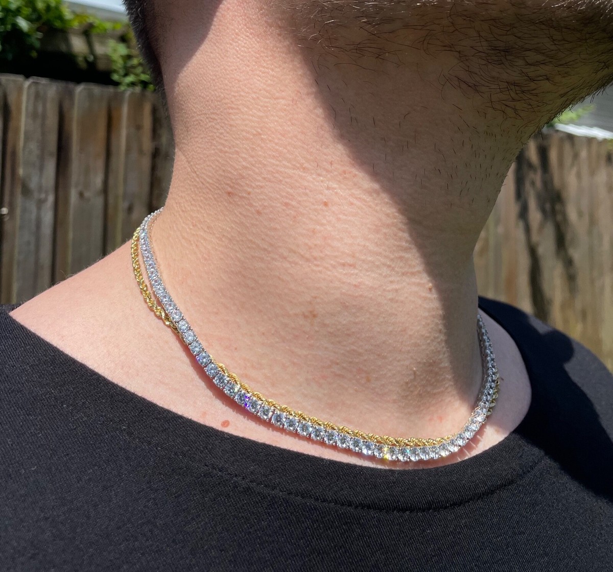 Luxury Tennis Necklace 【3mm / SILVER】 16
