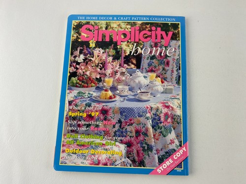 Catálogo de colección de patrones de hogar y artesanía Simplicity 1997 copia de tienda de principios de verano - Imagen 12 de 12
